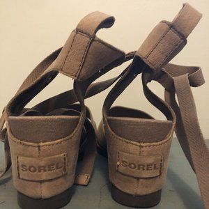 Sorel joanie wrap wedge sandal